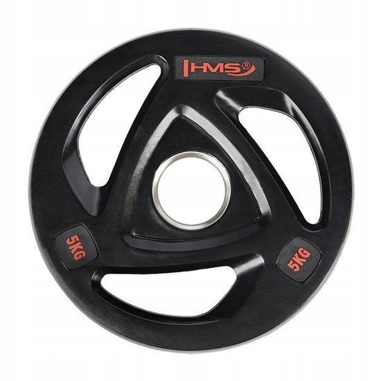 

Talerz olimpijski ogumowany czarny TOX05 Hms 5 kg