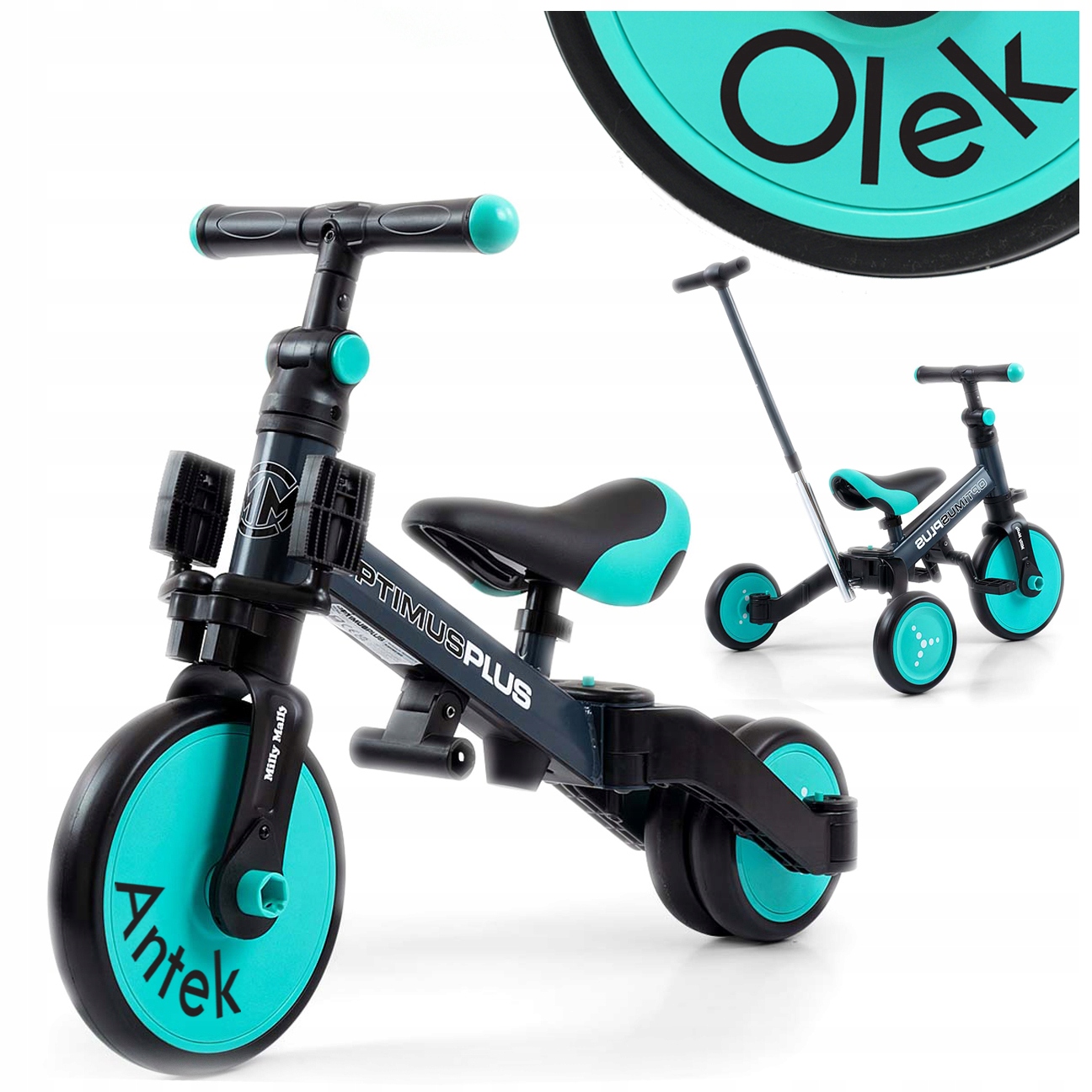 Rowerek dziecięcy Na Roczek Trójkołowy Pchacz na 2 latka Imię