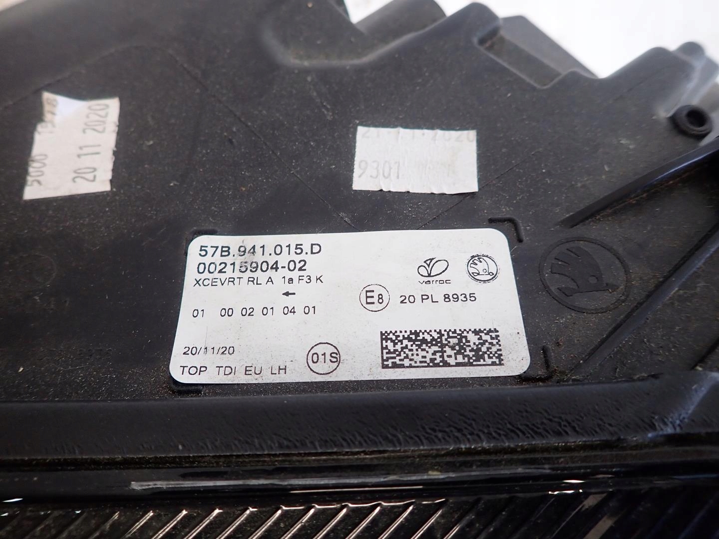 light front left SKODA KAROQ 2017- FULL LED