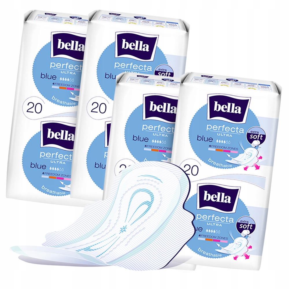 

4X Podpaski Bella Perfecta Ultra Blue 20SZT=80SZT