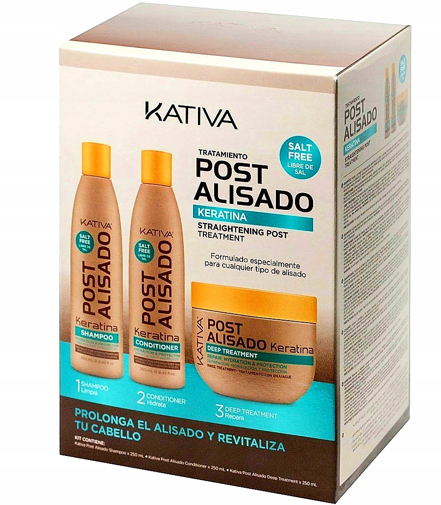 

Kativa POST3 Zestaw Po Keratynowym Prostowaniu