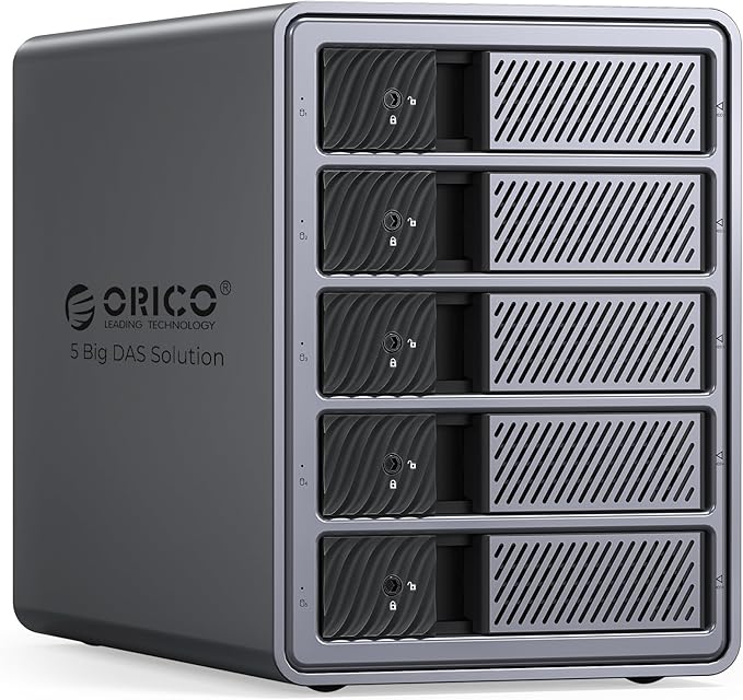 Orico 9858RU3 dokovacia stanica Raid 0/1/5/10, Usb 3.0, 5x Hdd až 3,5", 22TB