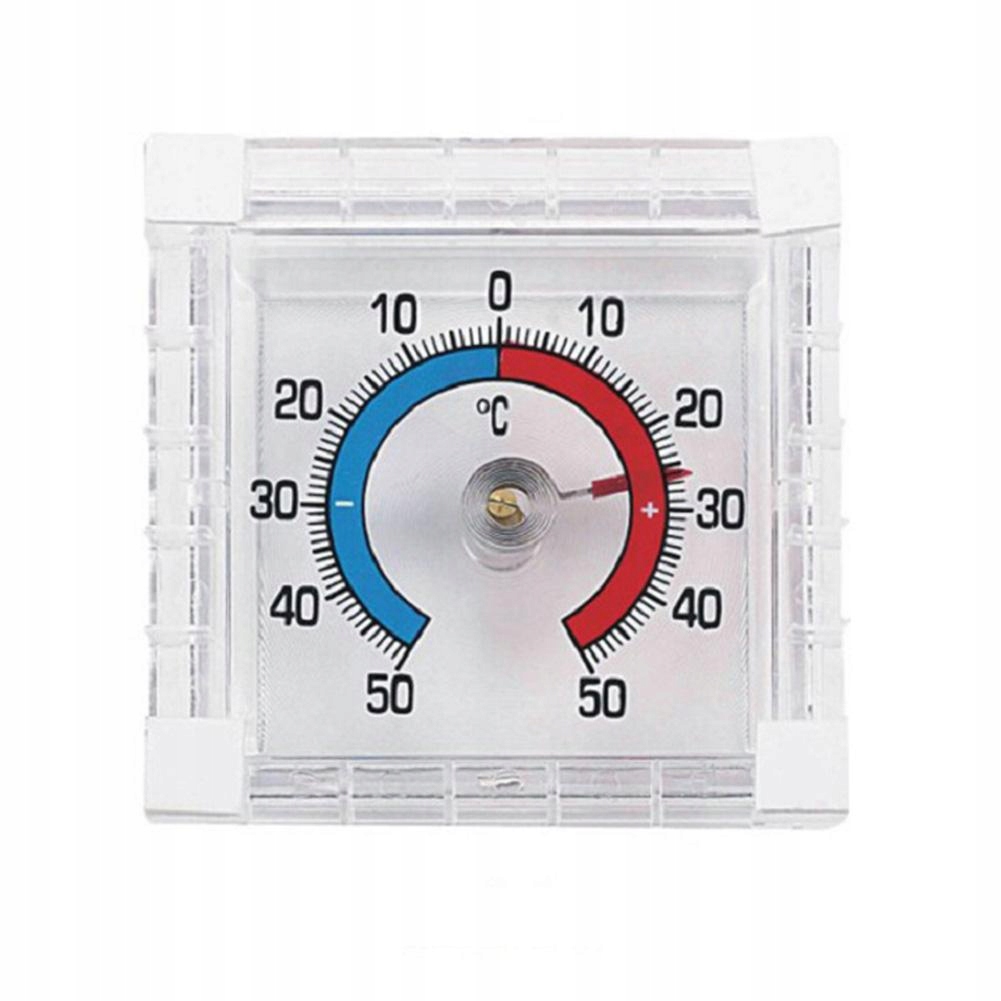 

Termometr zaokienny przyklejany zewnętrzny Kwadrat