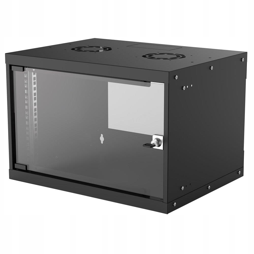 Závesná skriňa Intellinet 714143 čierna 6U 540x400