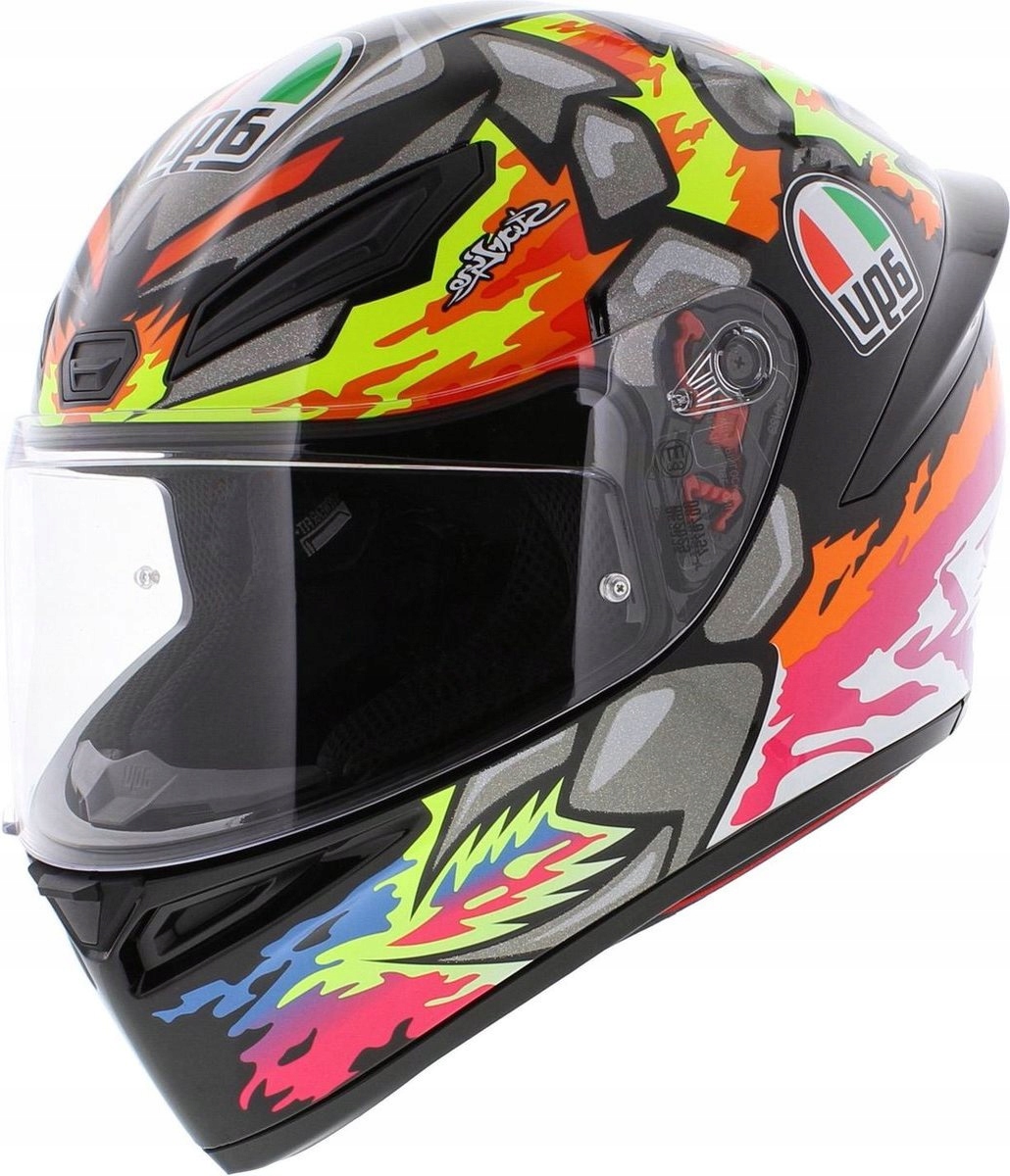 Integrálna motocyklová prilba Agv K1 S Bezzecchi 2023 S