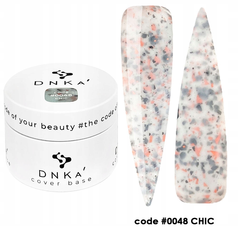 DNKa' Rubber Base French Cover 30ml #0048 Chic Hybridní kamuflážní báze