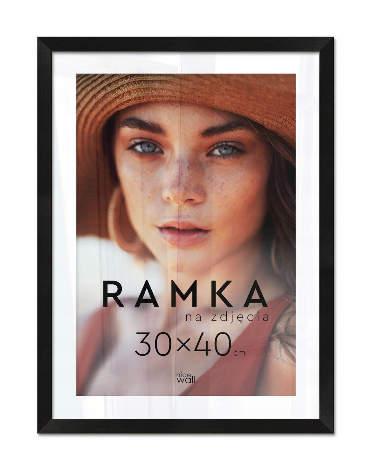 

Czarna Ramka na zdjęcia 30x40 cm Rama 40x30 cm