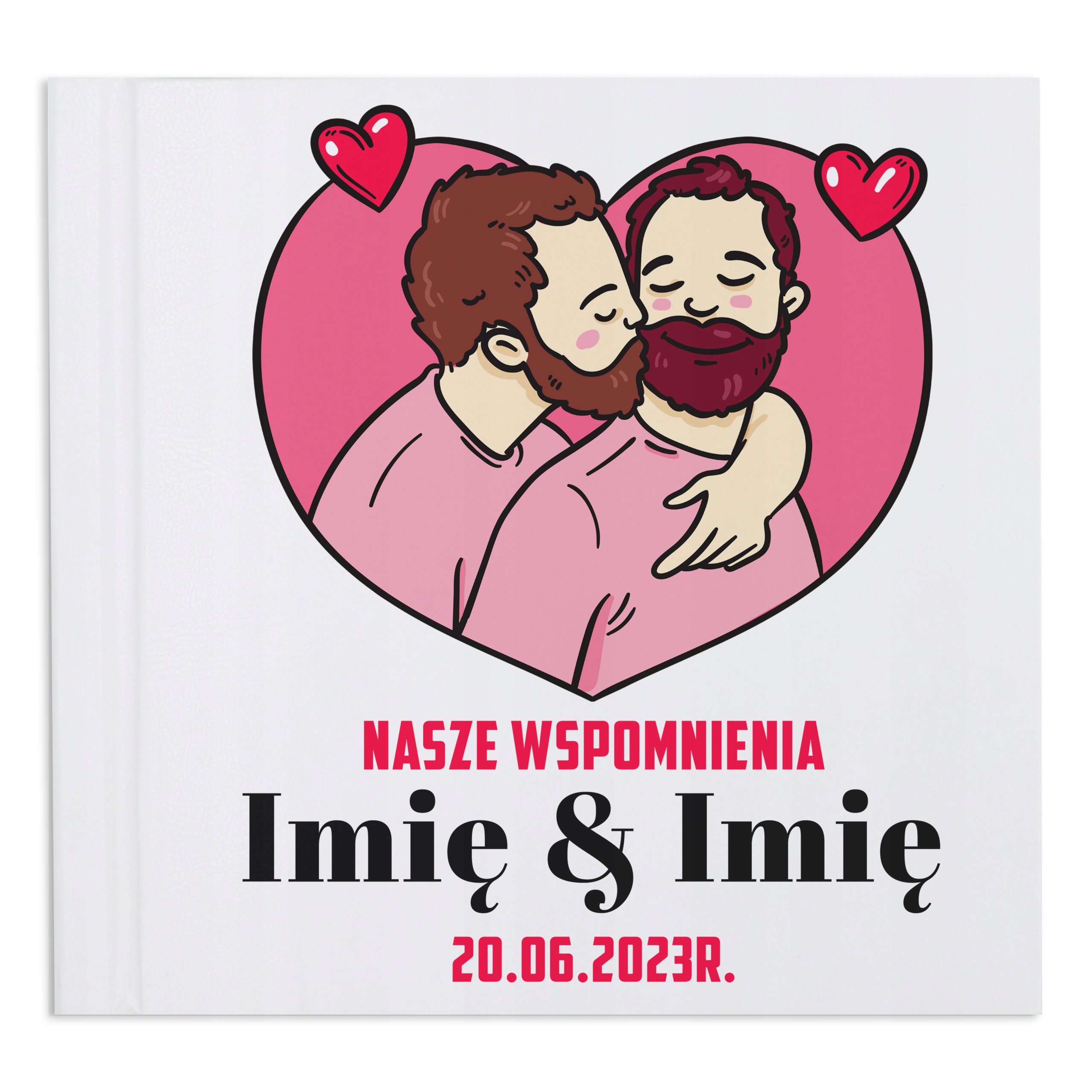 Album Výjimečný Dárek Pro Páry Personalizované Jméno Naše Vzpomínky