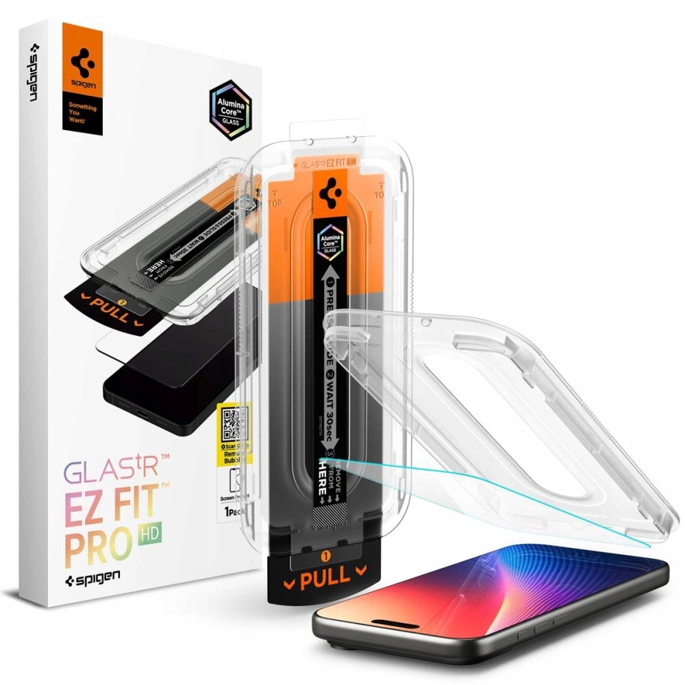 Spigen Ez-fit Szkło na iPhone 16 Pro Max iPhone 17 Pro Max przezroczyste
