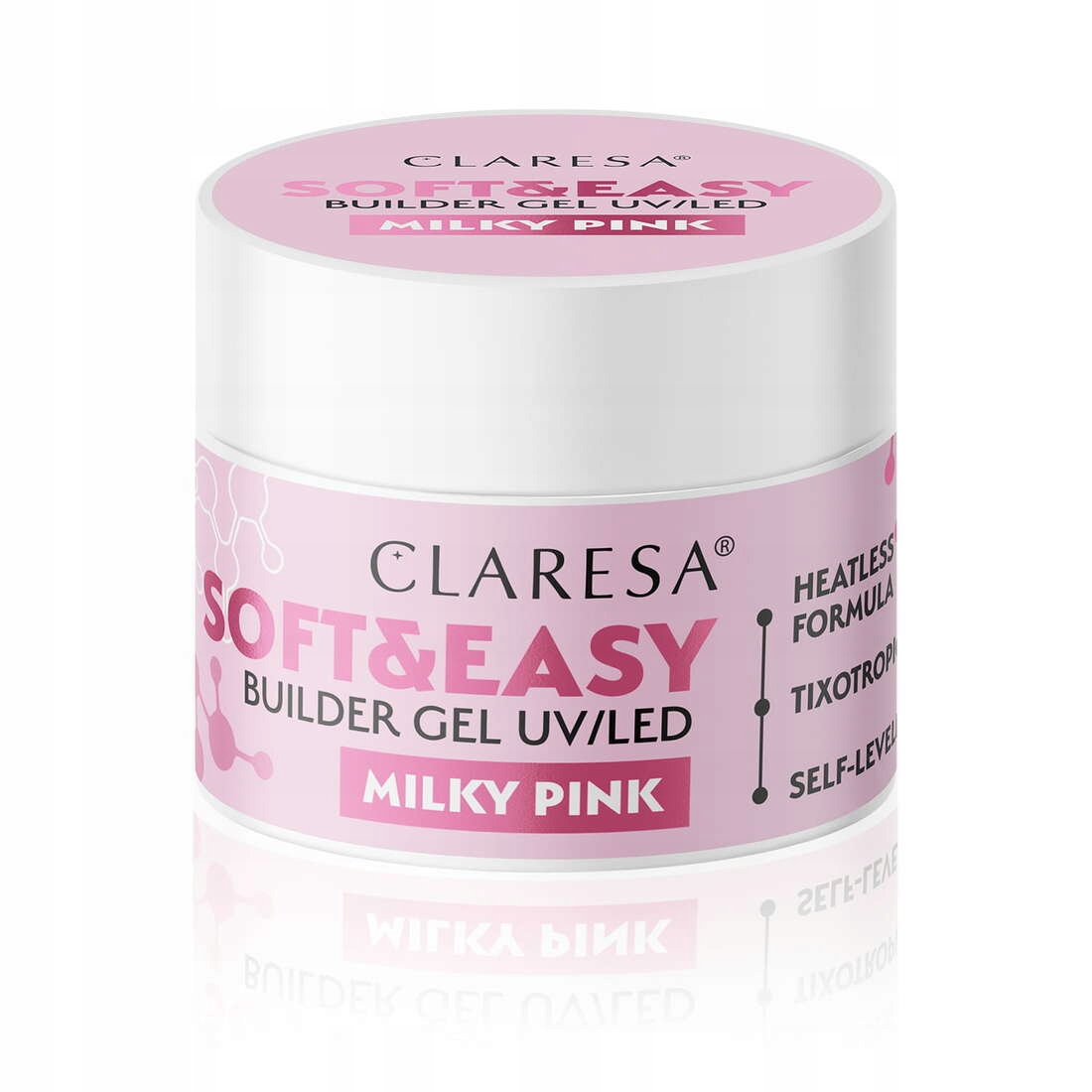 

Claresa Soft Easy Uv/led Żel budujący Milky Pink