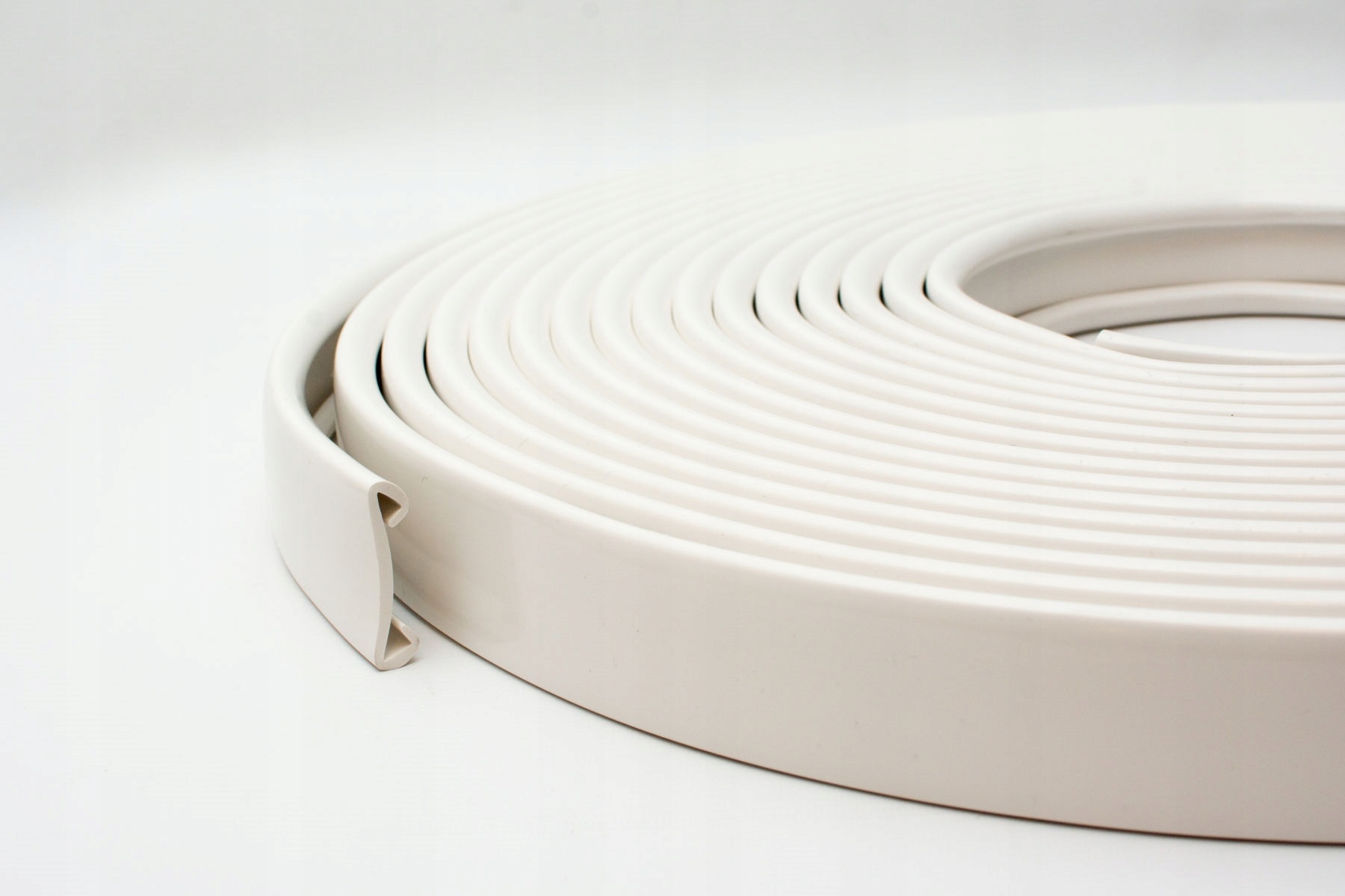 Zábradliová lišta, Pvc úchytka 50/8 Biela za 20 m
