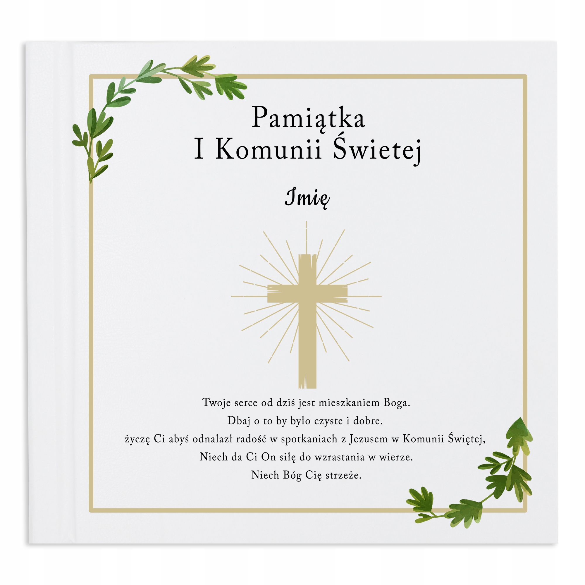 Vlepovací fotoalbum Modré První Svaté Přijímání Váš text Jméno