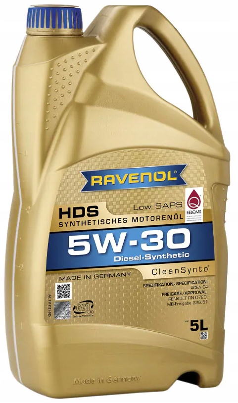 

Ravenol Hds CleanSynto 5W30 5L