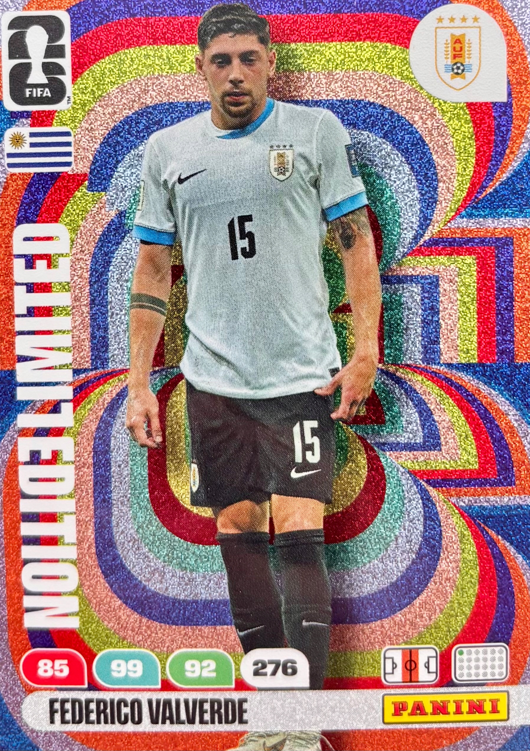 Panini Fifa World Cup 2026 karta piłkarska Limited Federico Valverde