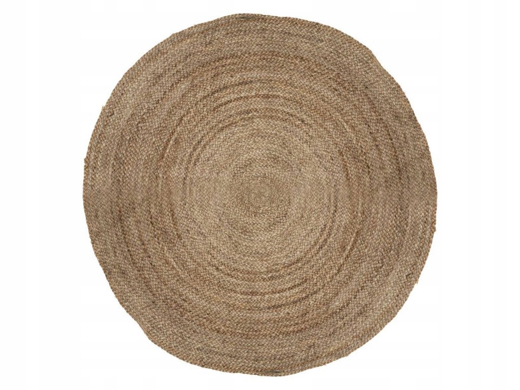 Jutový kulatý koberec, O 120 cm