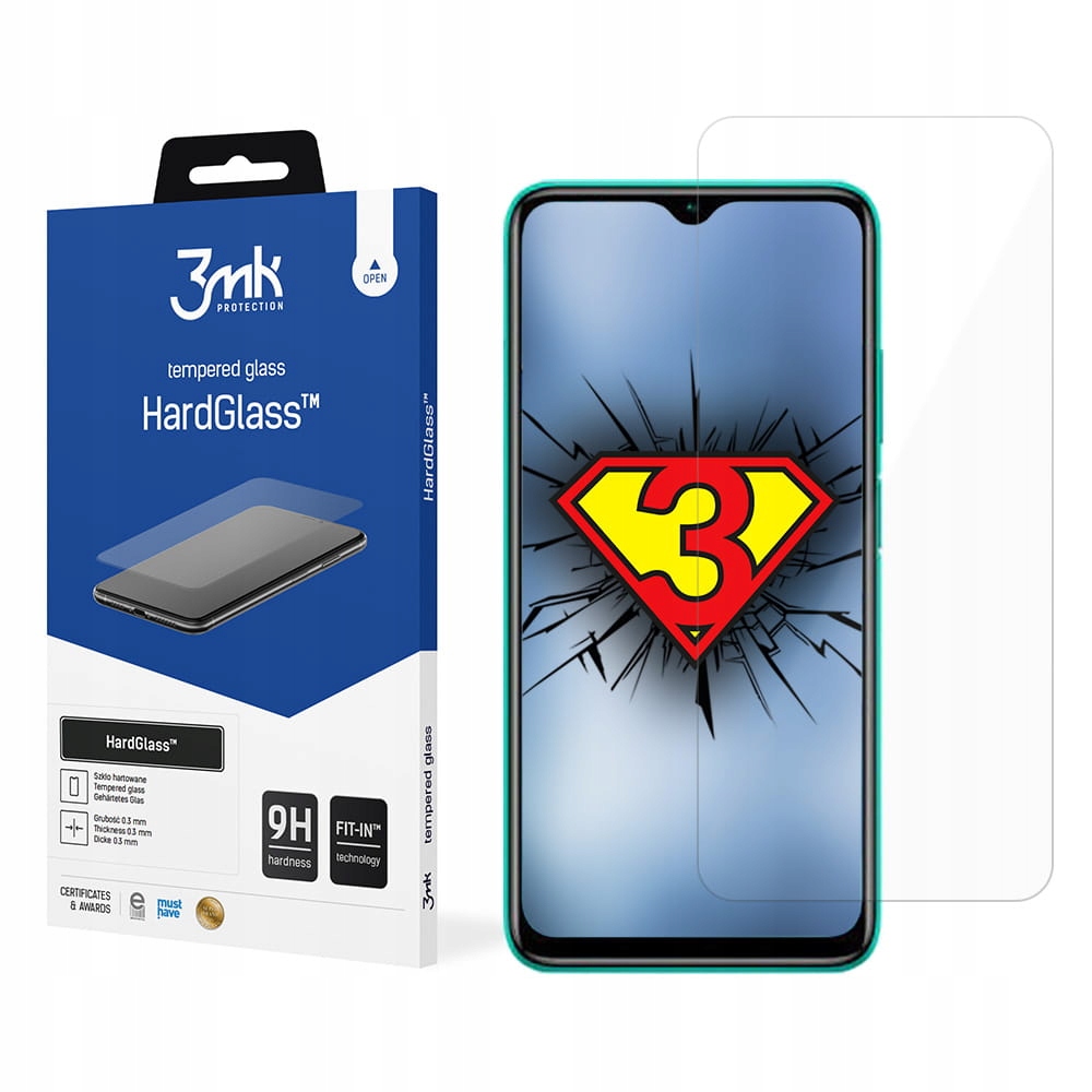Szkło hartowane 3mk HardGlass na Xiaomi Redmi 9T 3mk Protection
