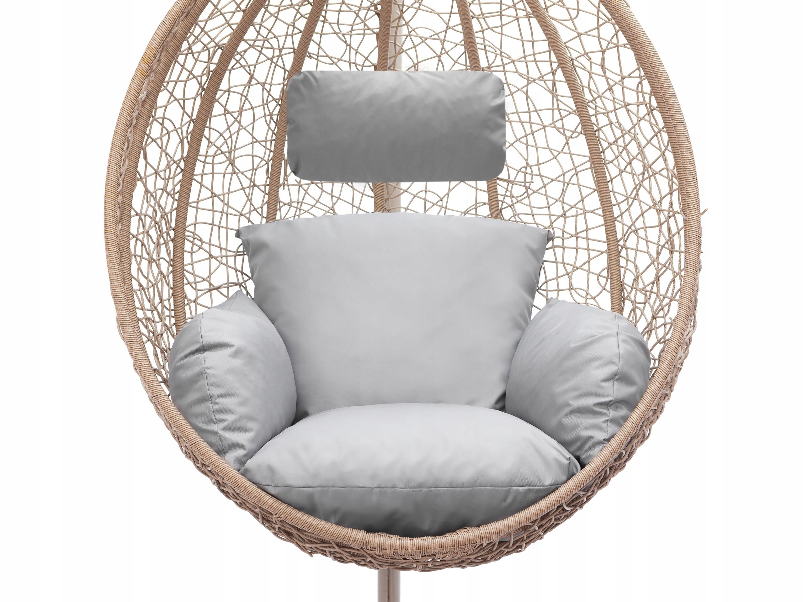 Vankúš na hojdačku Kokón, bocianie hniezdo, závesné kreslo, záhradný kôš