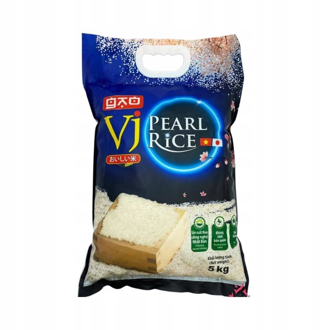 Levně Jasmínová rýže Vj Pearl Rice 5 kg aromatická, ideální pro asijské pokrmy