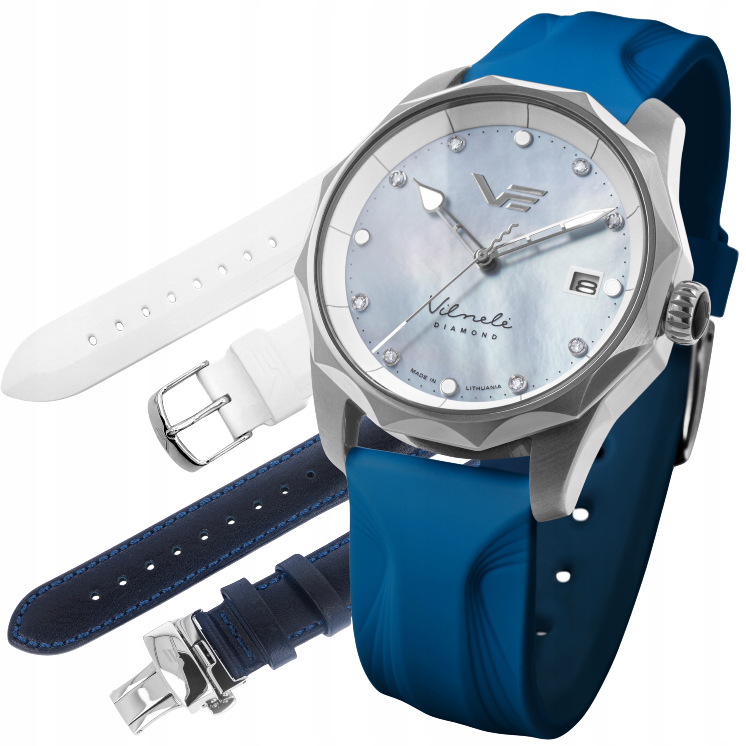 Nové originální dámské hodinky Vostok Europe VS42-125A755-N Diamanty, datum