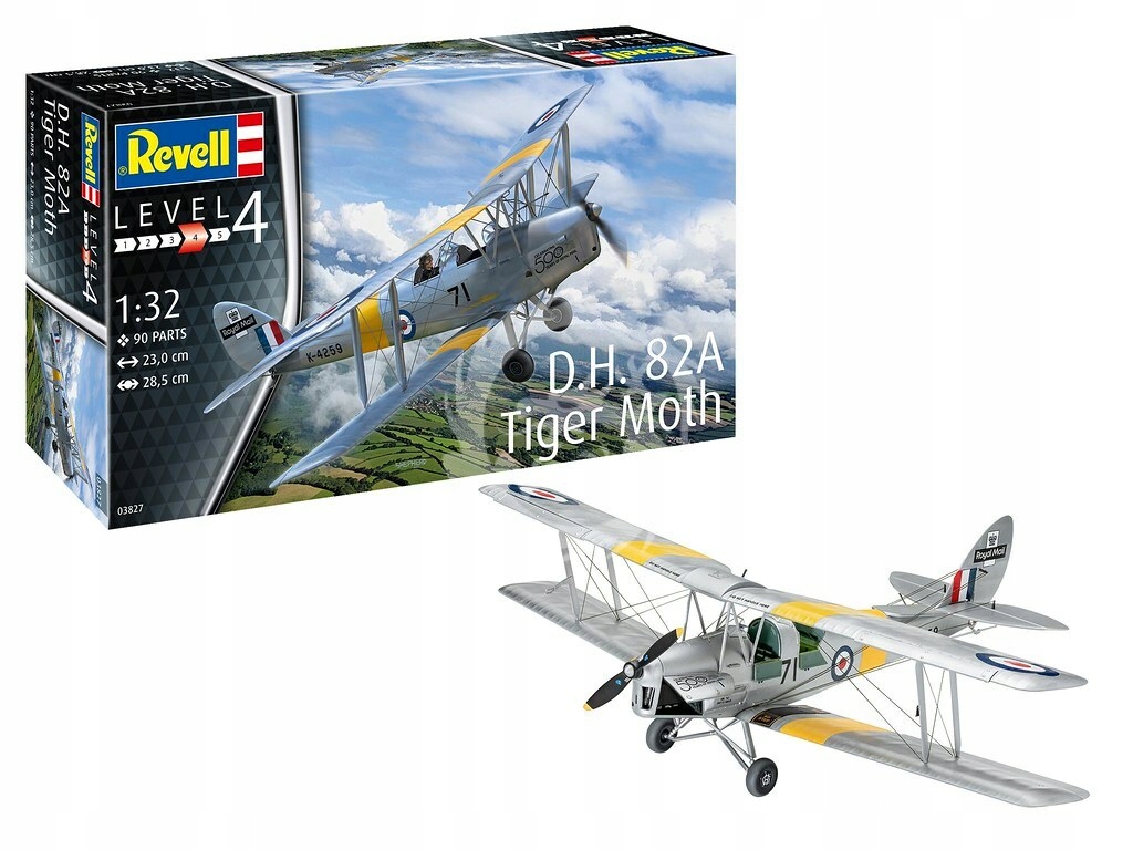 Dh 82A Tiger Moth Revell 03827 1/32