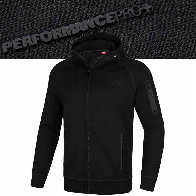 Męska Bluza Rozpinana z Kapturem Pitbull Sportowa Beachfront Dopasowana