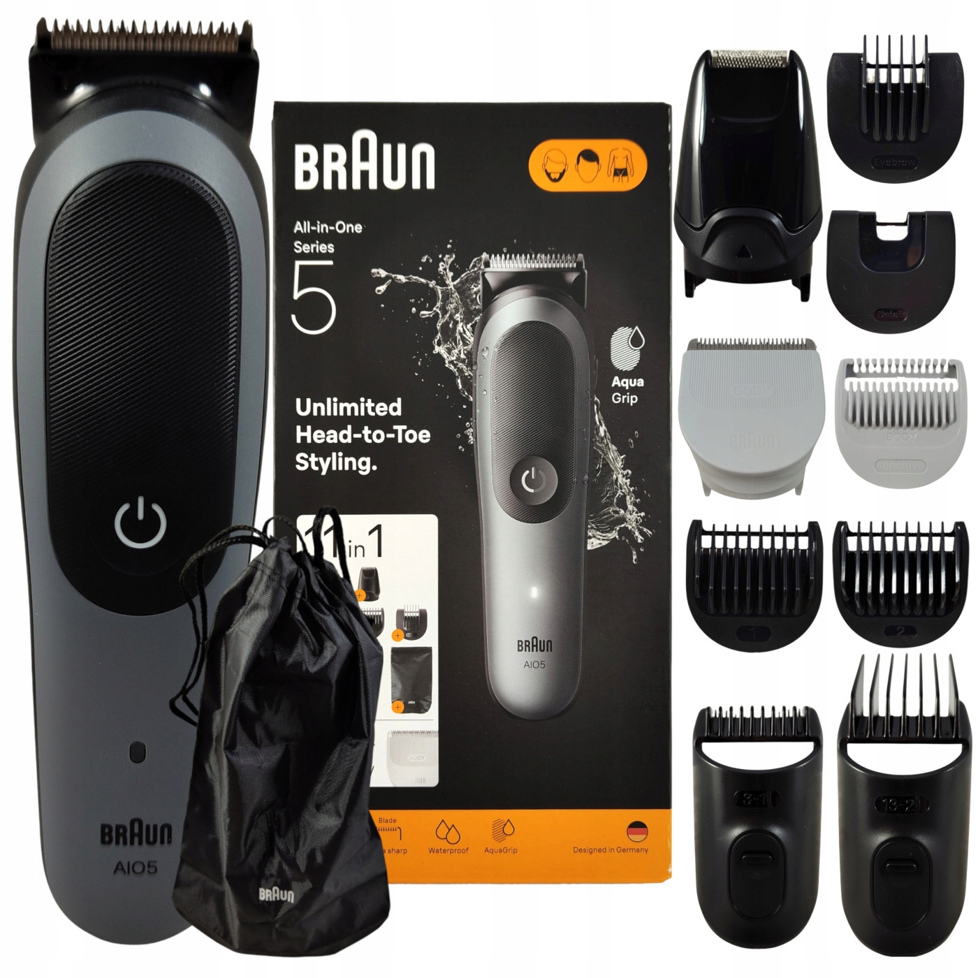 Zastřihovač Braun Multigroom série 5 AIO5560