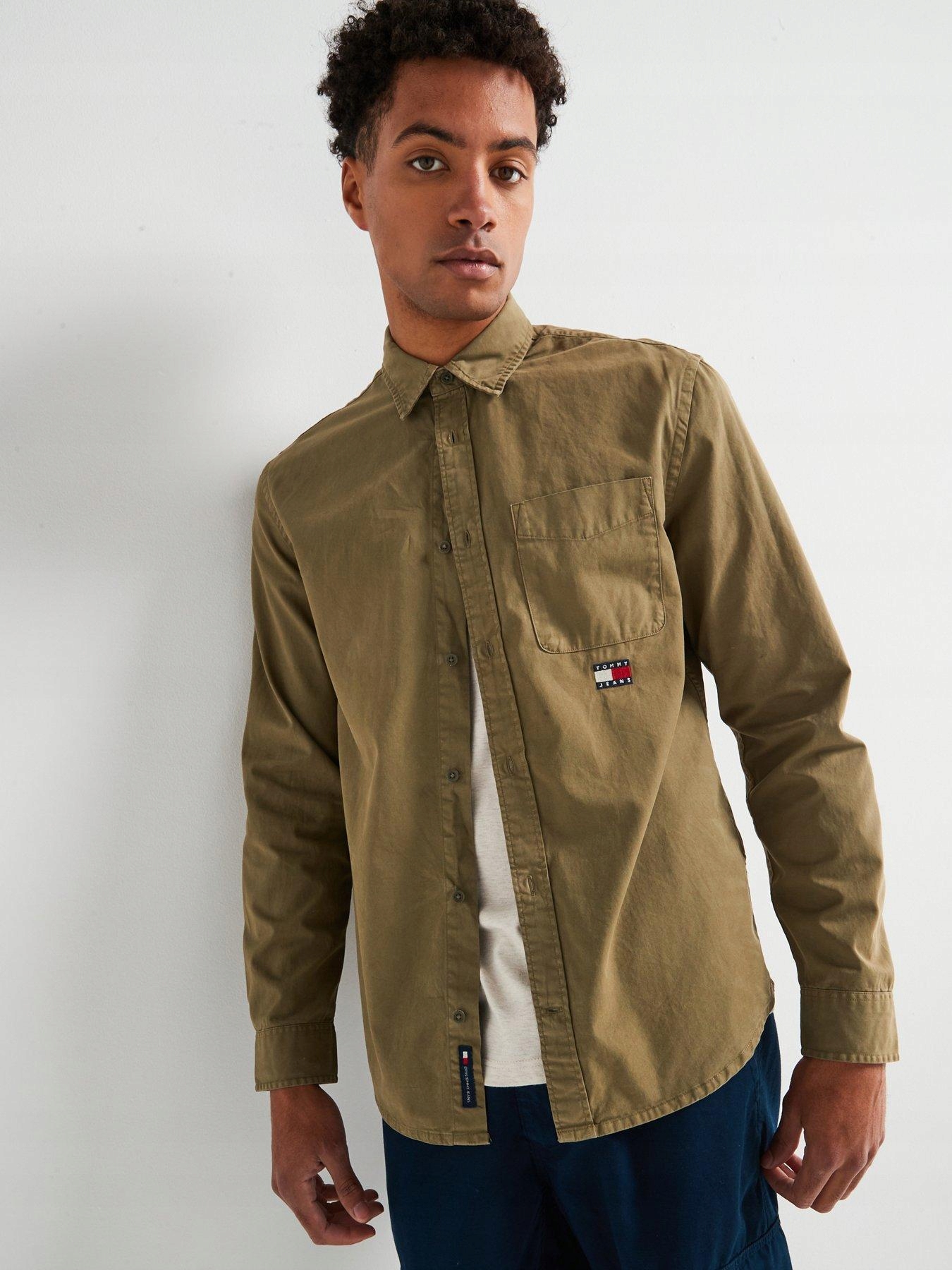 Tommy Jeans Košile S Dlouhým Rukávem DM0DM21107 M12 S