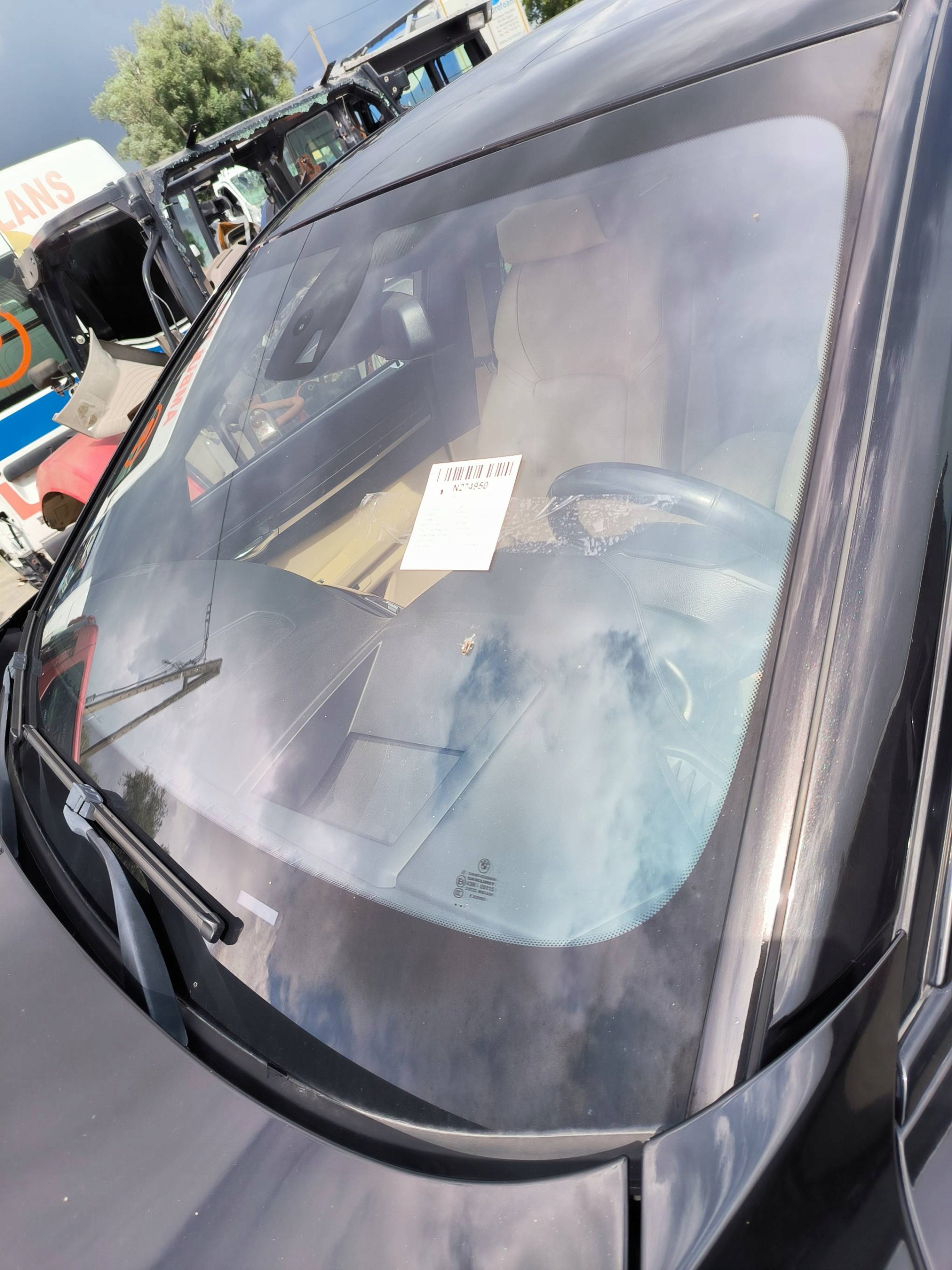 window front iron BMW F02 750Li xDrive