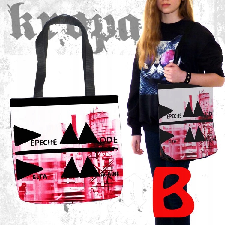 Torba na ramię DEPECHE MODE FullPrint WZORY! Typ inny