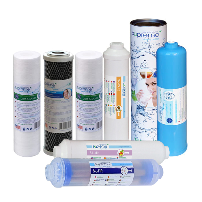 Kpl. Vložek Do Systému RO8 S Vložkou S-L-FIR-BIO250, Orp 500 mV, pH 11.0