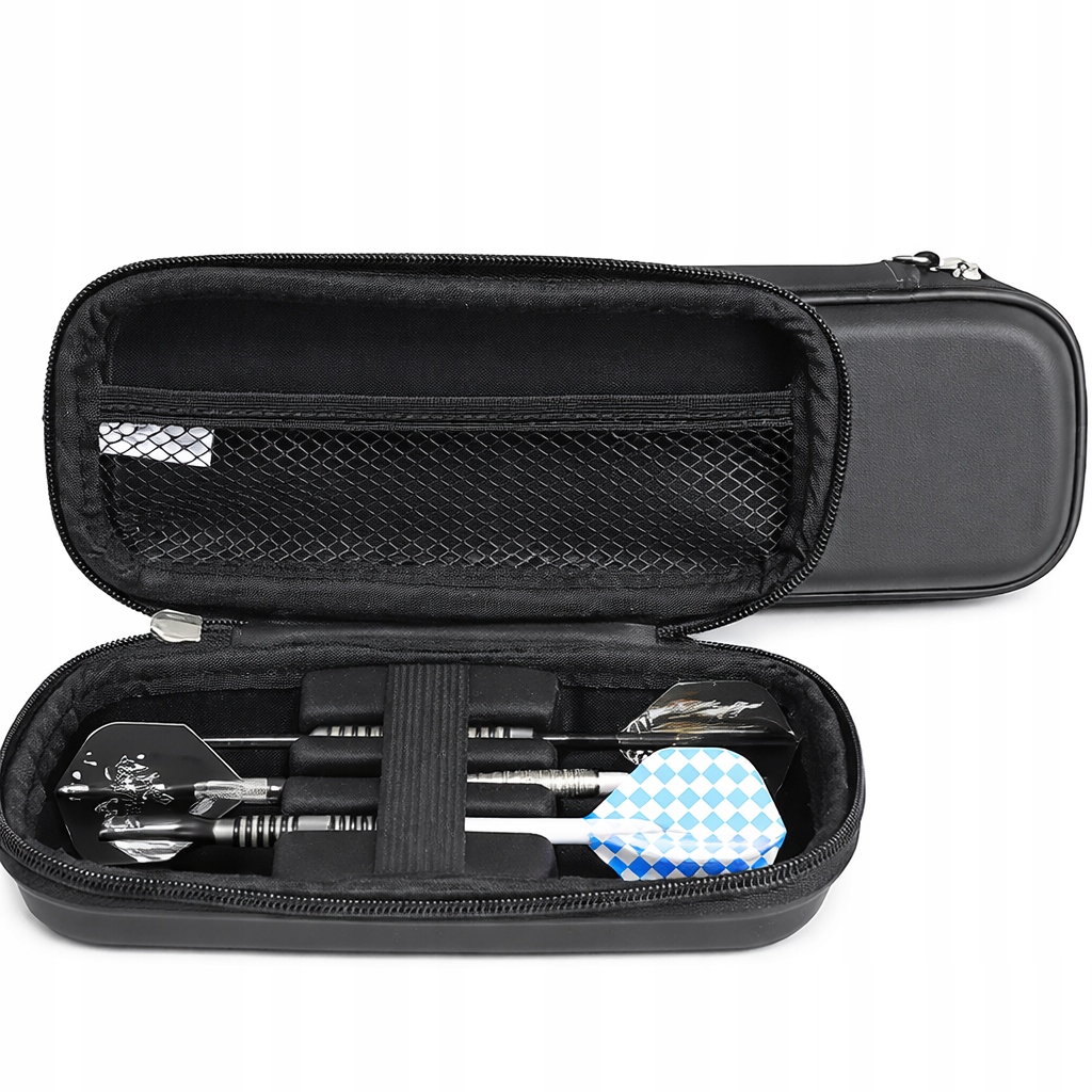 ETUI NA RZUTKI DART SZTYWNE FUTERAŁ ORGANIZER EVA 18,5CM AKCESORIA CZARNE