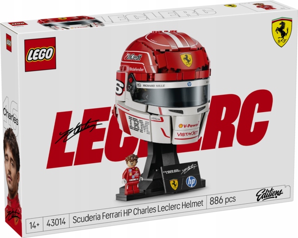 Lego – Helma – Charles Leclerc Scuderia Ferrari Hp – 43014