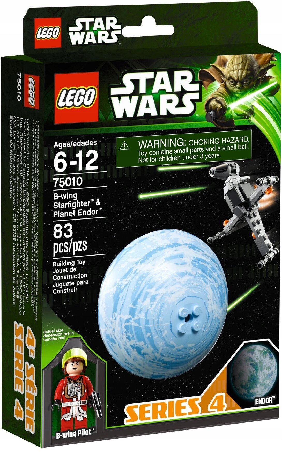 Lego Star Wars 75010 B-Wing Starfighter & Planeta Endor Nové