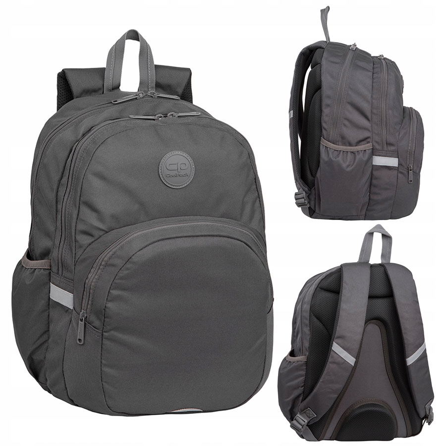 CoolPack Plecak Szkolny Młodzieżowy Rider Grey