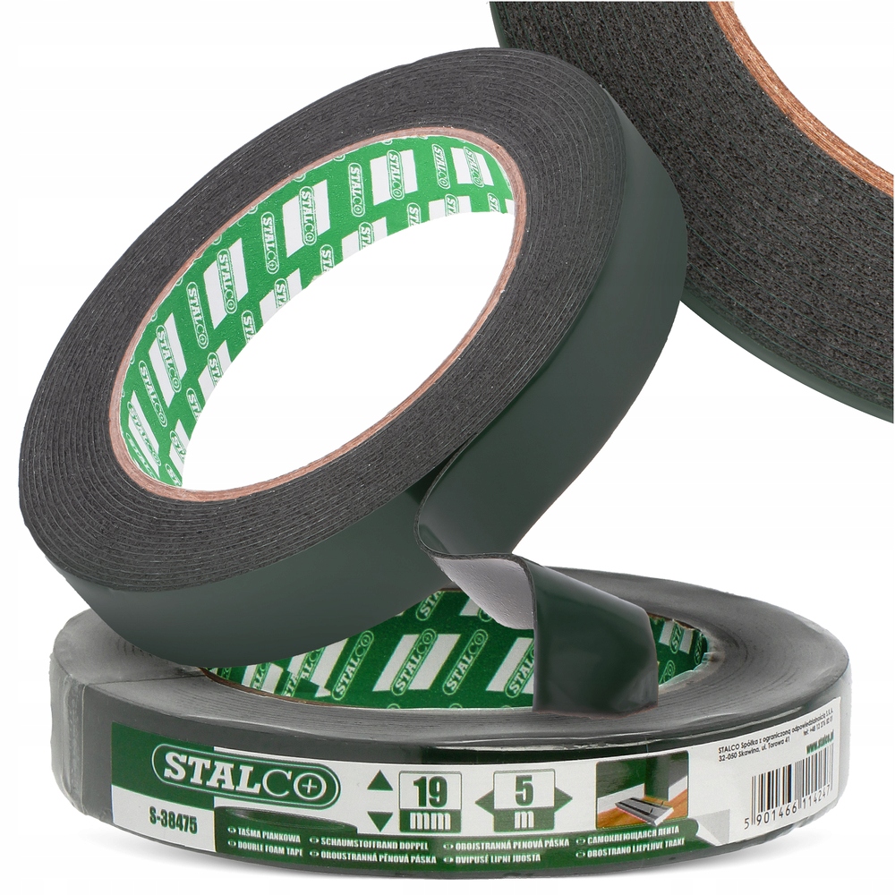 

Taśma Montażowa Piankowa Dwustronna Mocna 5m