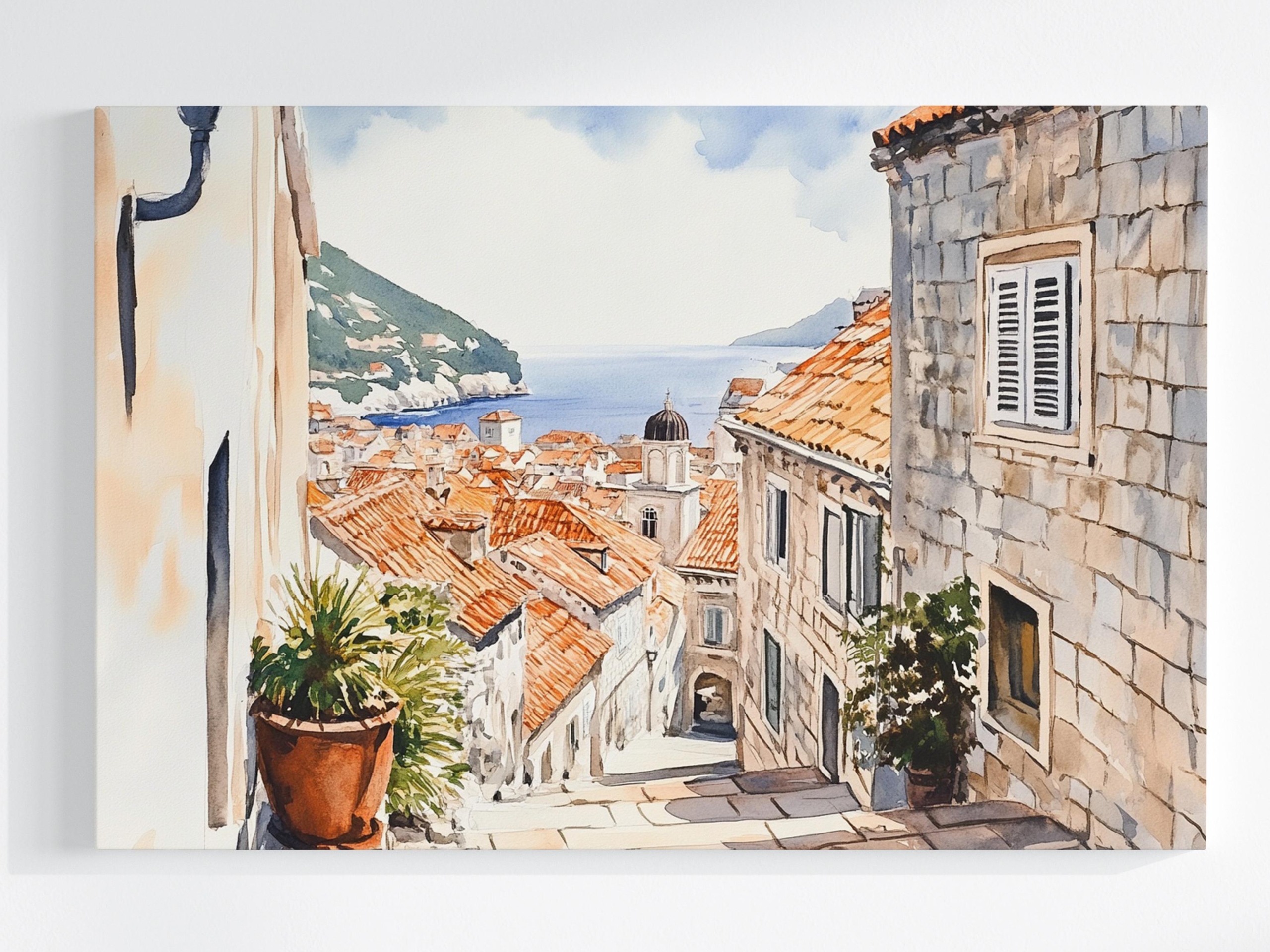 Obraz Na Plátně Canvas Staré Město Dubrovník Chorvatsko Jadran 120x80