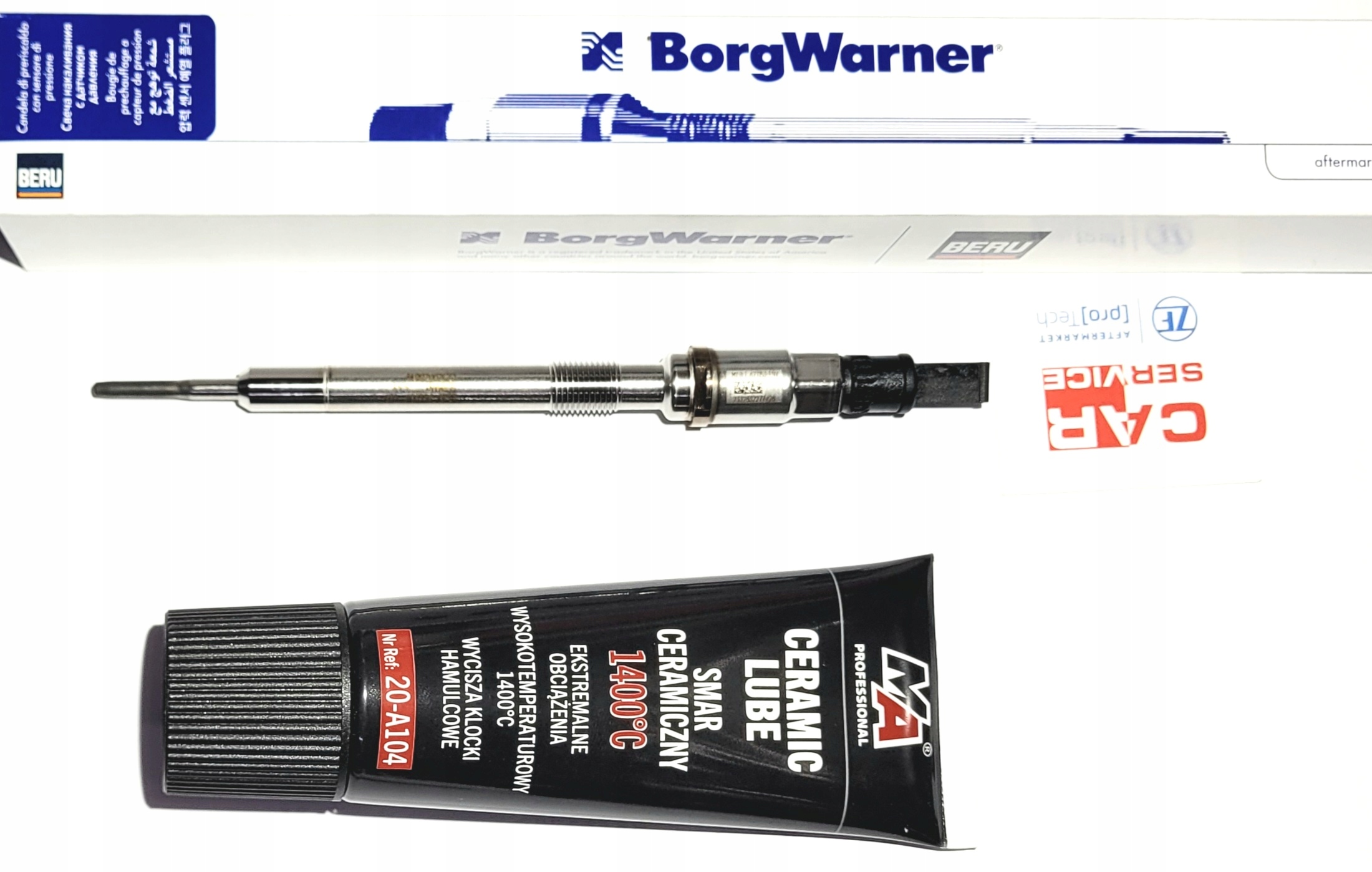 BERU ŚWIECA ŻAROWA Z CZUJNIKIEM PSG007 03L905061G 03L905061K + SMAR GKF01