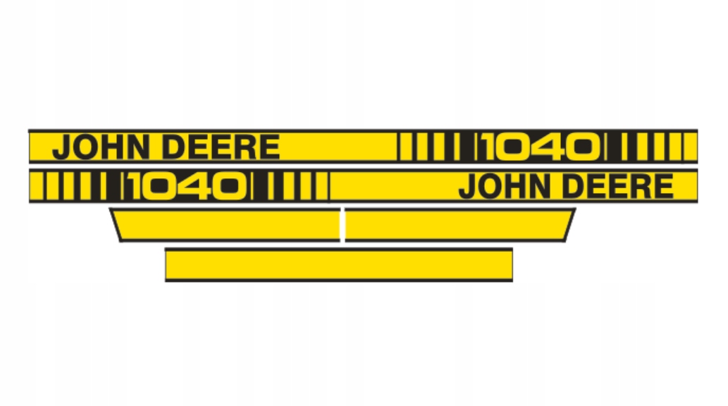 Samolepky John Deere 1040