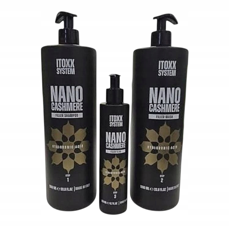 Odżywka Do Włosów Itoxx System Nano Kaszmir Fluid Regenerujący Połysk 1+1+1