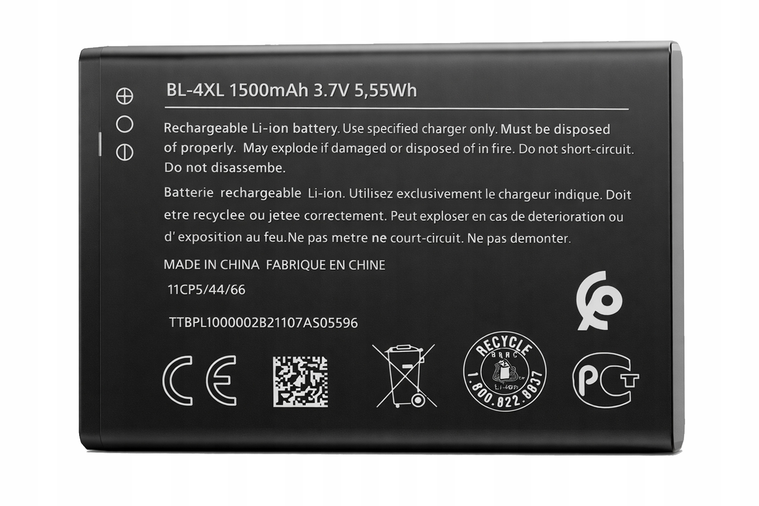 Új BL-4XL újratölthető akkumulátor Nokia telefonhoz 8000 4G TA-1303, TA-1311