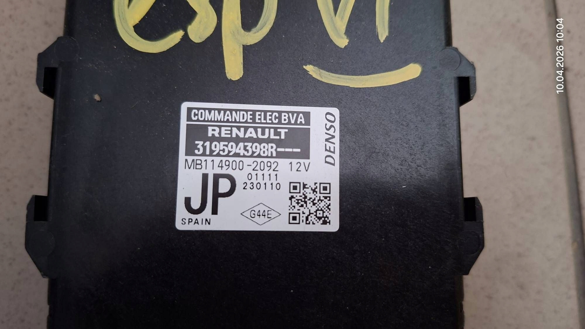 modulo Centralina cambio ingranaggi Renault Espace VI Austral 319594398R