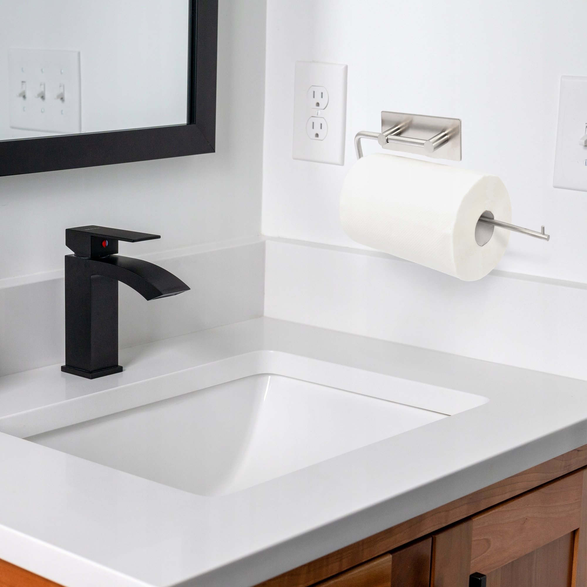 UCHWYT NA RĘCZNIK PAPIEROWY BEZ WIERCENIA STALOWY Rodzaj ścienne