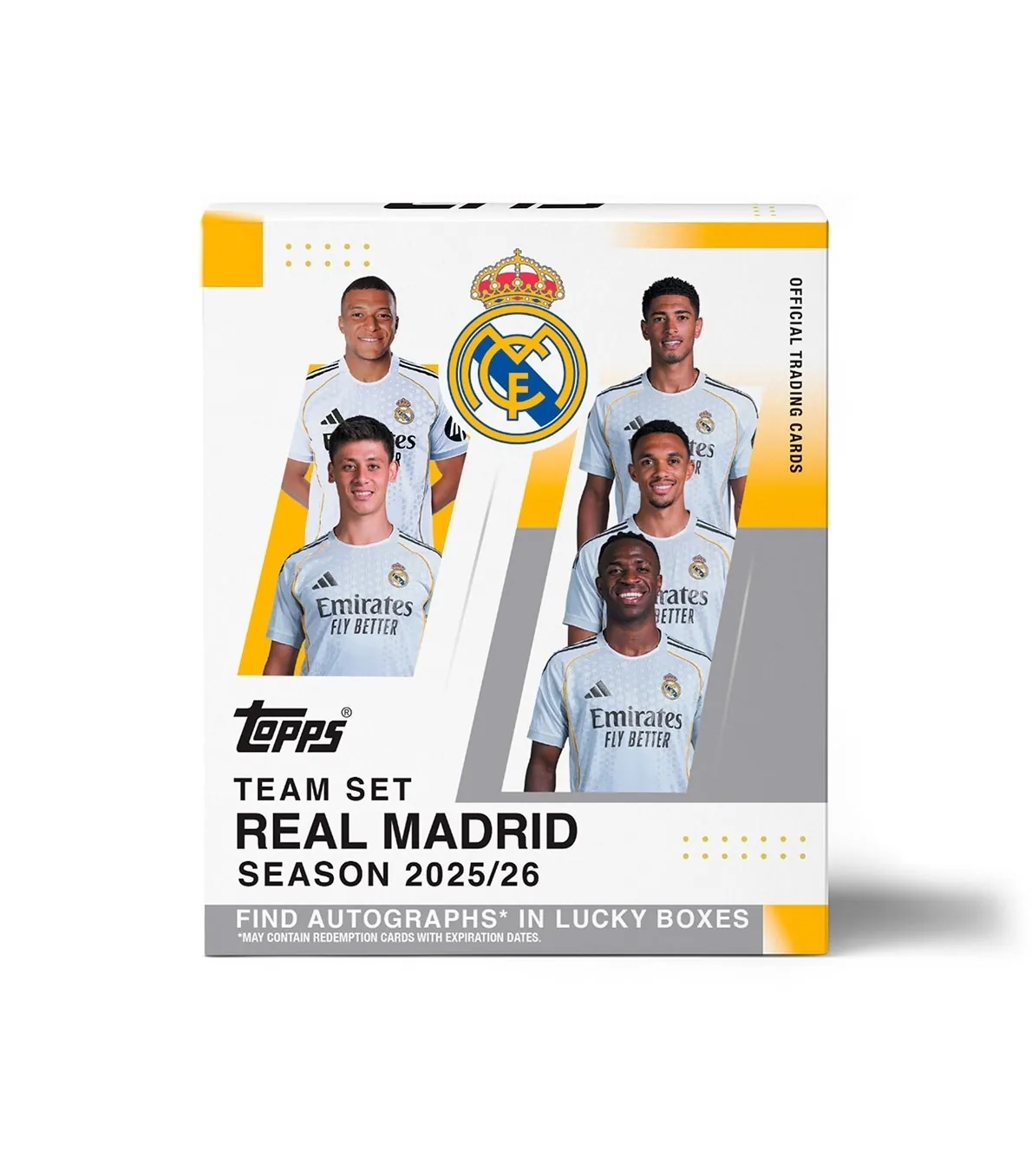Topps Real Madrid Team Set 2025-26 Najnowszy Box Kart 1/2 Szans Na Autograf
