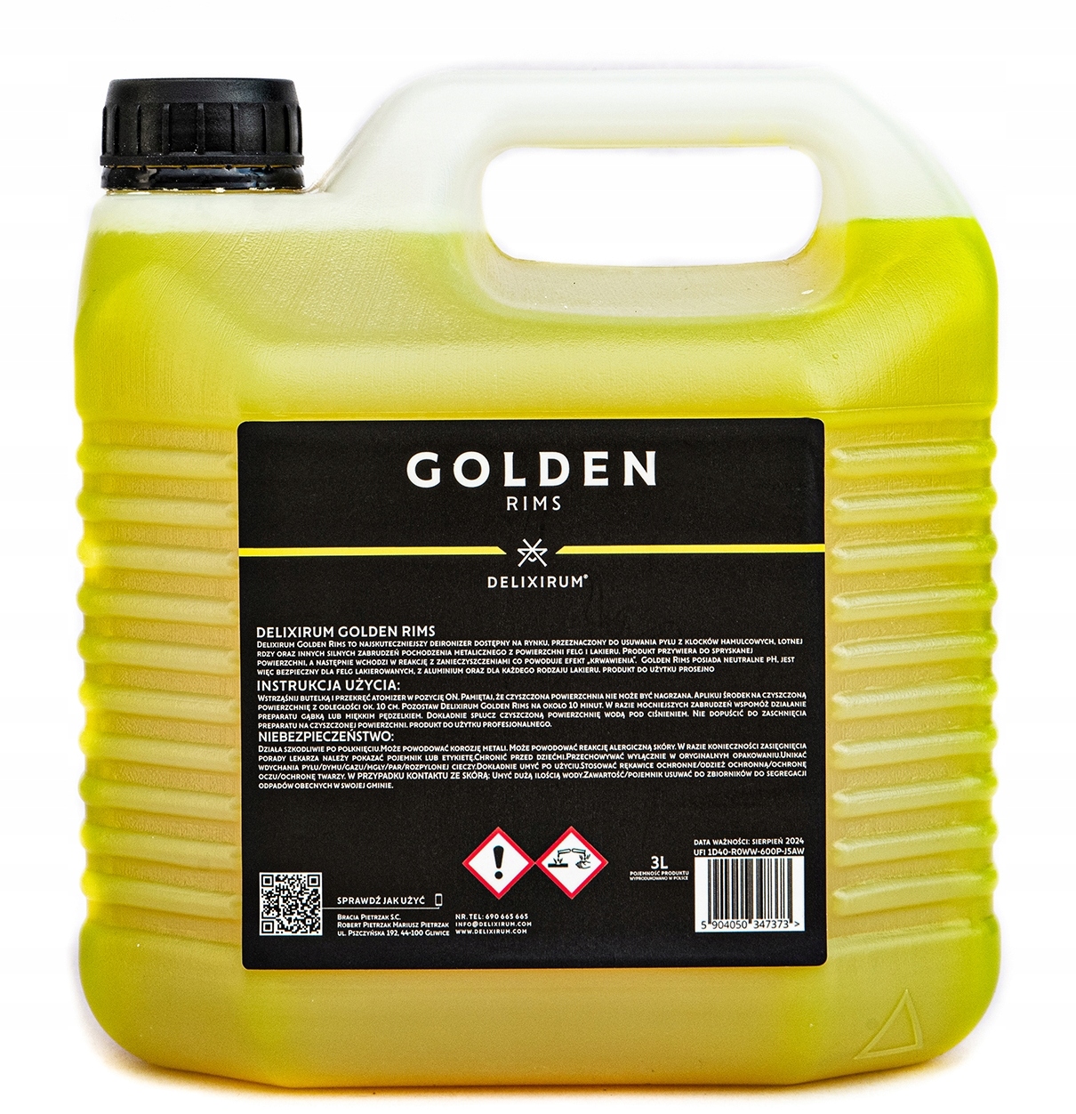 DELIXIRUM Golden Rims De iron Plyn do felg 3L