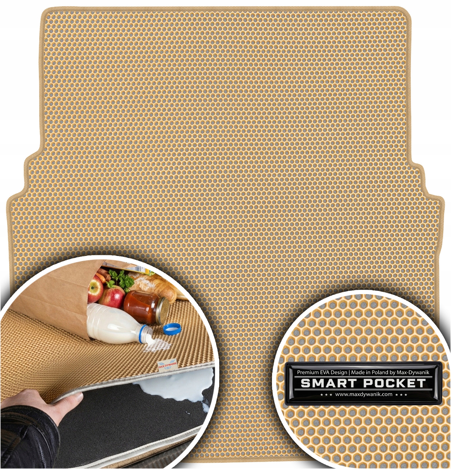 Mercedes Cls I W219 Sd 2004-2010 Vložka do batožinového priestoru Eva Smart Pocket Béžová