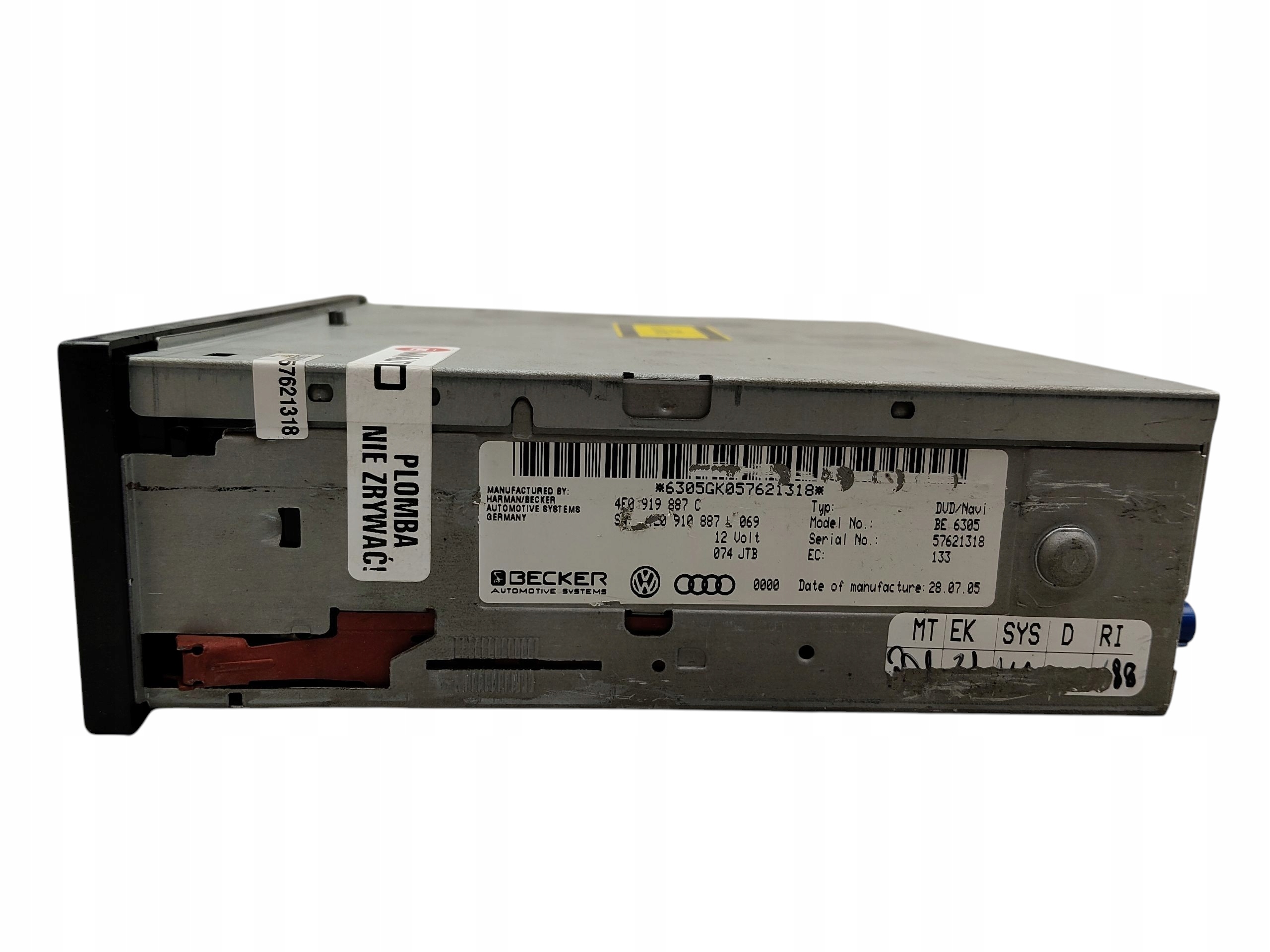 player navigation devices GPS AUDI A6 C6 (2004-2008) 4F0919887C