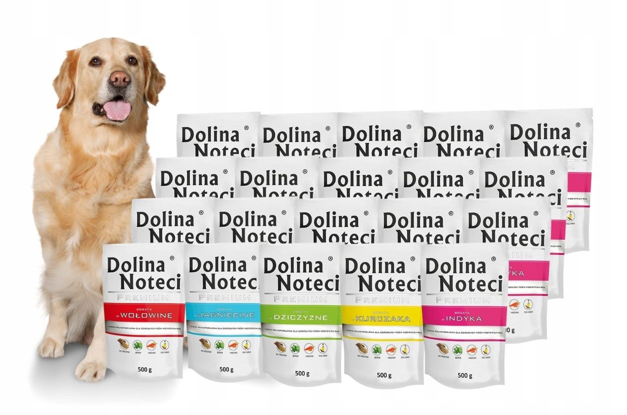 Levně Dolina Noteci Premium Vlhké krmivo pro psy mix chutí 20x500 g