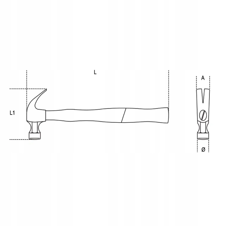 Młotek do gwoździ 570 g, 1375B Beta Marka Beta