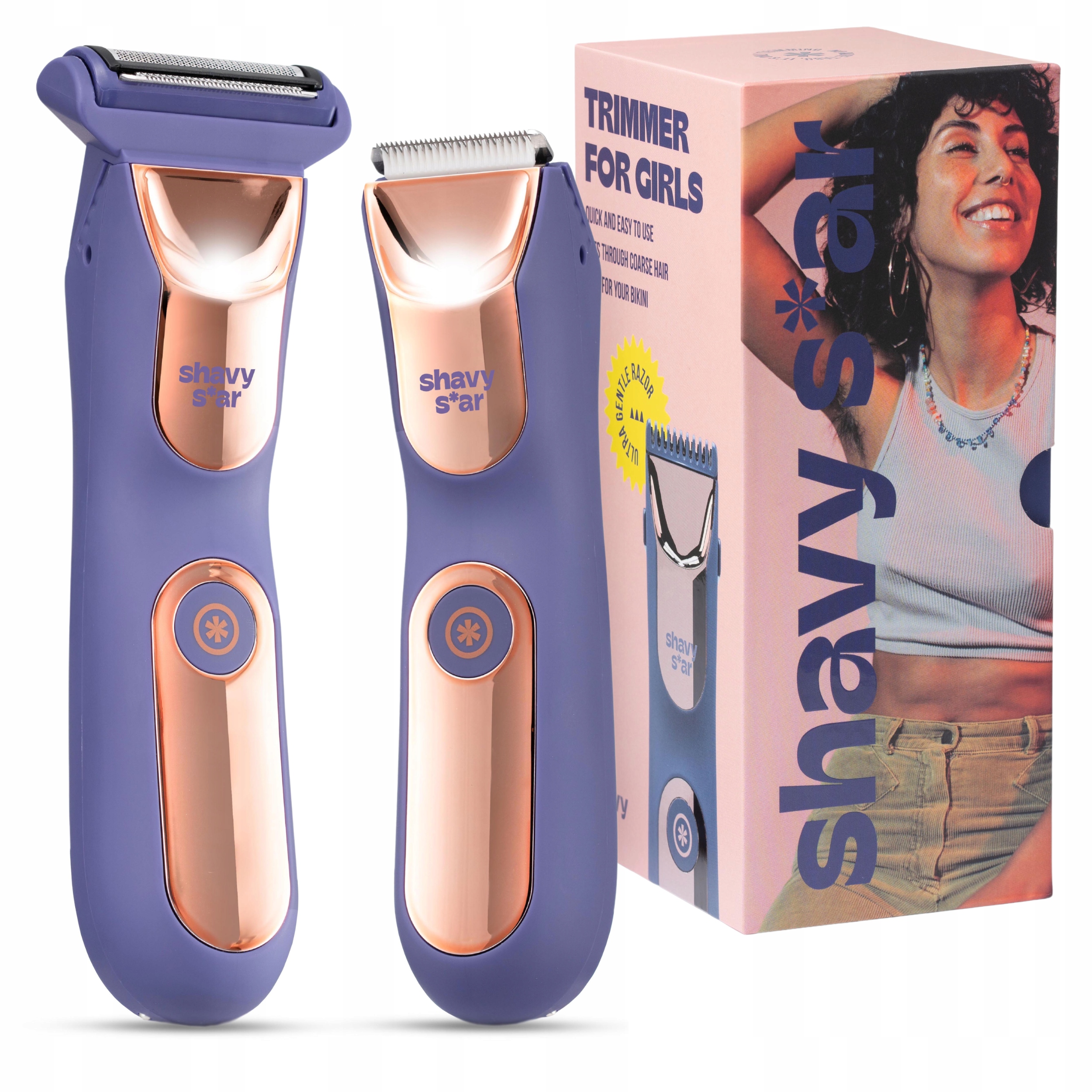 Dámský Holicí Strojek Depilátor ShavyStar pro podpaží a oblast bikin