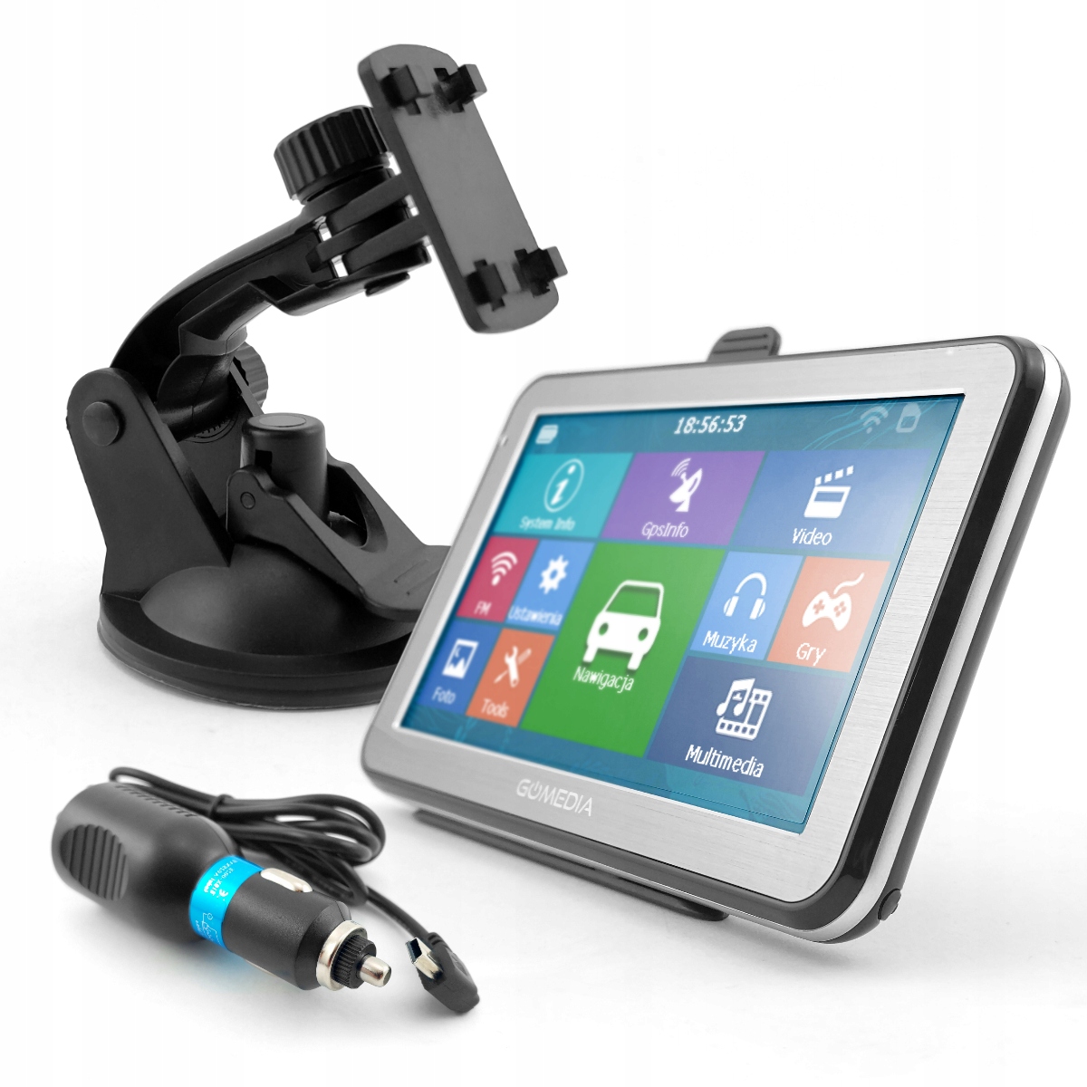 

Nawigacja GPS5010 Dotykowy Ekran 5" iGO Primo